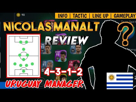 NICOLAS MANALT 4312 MANAGER REVIEW | NEW URUGUAY MANAGER | PES 2021 MOBILE