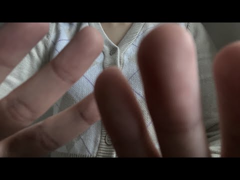 ASMR 顔をタッピングするようなハンドムーブメント&キーボードのタイピング音💻    [Hand Movements/keyboard typing/メンブレンキーボード/画面暗め/バイノーラル]