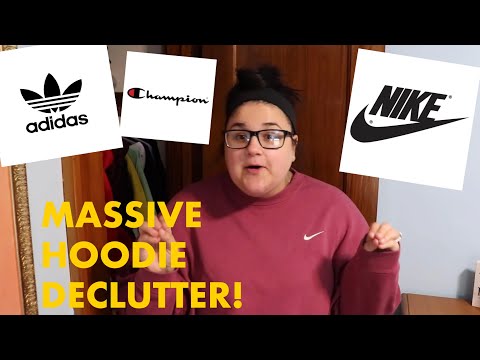 Decluttering My Hoodie Closet! *Emotional*