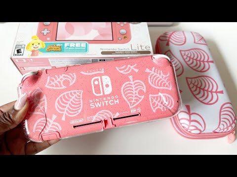 Animal Crossing Special Edition Nintendo Switch Lite Unboxing | Isabelle’s Aloha Edition