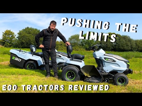 Should You Buy an EGO LAWN TRACTOR? - We Test Them Both to find out!