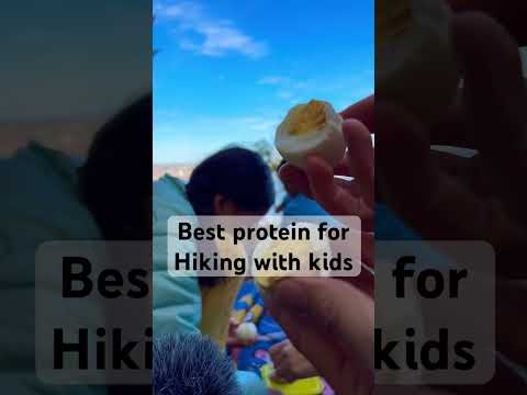 Easy and quick protein bar during hiking  for kids #campingfood #hiking #outdoors or