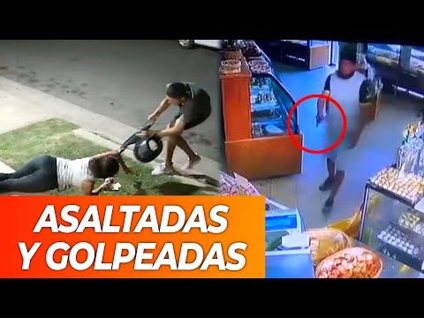 ATAQUES COBARDES A MUJERES: golpeadas y arrastradas para robarles