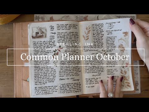 Common Planners - Production is Complete! (October pages flip and November Set up)