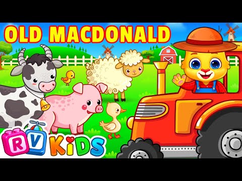 Old Macdonald Had A Farm Song | RV AppStudios Nursery Rhymes & Songs For Children