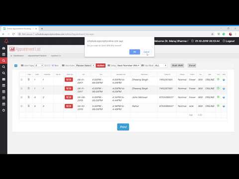 ASP.Net based Appointment & Scheduling Management