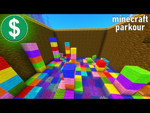 Minecraft Parkour Gameplay (No Copyright)