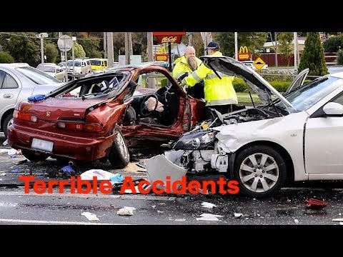 ※Do not Watch※HD  Crazy  Car Crash Compilation 　Horrible accident !!　No65