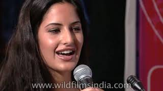 Katrina Kaif - debut Bollywood movie 'Boom' press conference