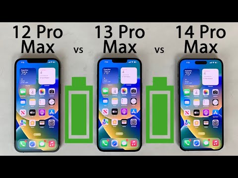 iPhone 14 Pro Max vs 13 Pro Max vs 12 Pro Max Battery Life DRAIN Test