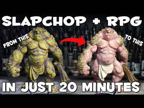 The Slapchop Painting Technique   Speedpainting Miniatures Fast