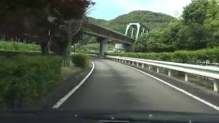 4K　国道381号　宇和島→窪川方面　等速 後半・高知県四万十市・江川崎→四万十町・窪川