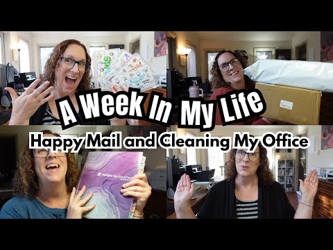 Vlog: Happy Mail, Cleaning My Office, Working on My Budget, #workingfromhome #etsyshop