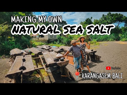 Nyobain Bikin Garam dari Air Laut, SimpLe tapi butuh effort- NaturaL Sea SaLt Maker- Karangasem BaLi