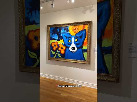 The River is the Road: Paintings by George Rodrigue🎨#discovermwm #bluedog #museum  #artlovers