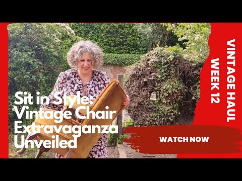 Vintage Haul Chair Bonanza: Unveiling Exquisite Finds for My Cinema Room and Kitchen Table!