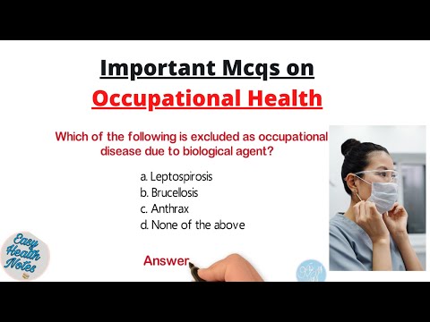 Important mcqs on Occupational Health & Safety ।। Medical, nursing & paramedical exams