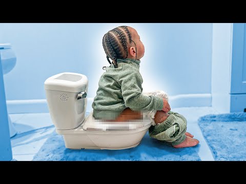 POTTY TRAINING MY SON!