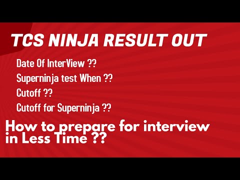 Tcs ninja interview mail || Tcs ninja result declared || tcs nqt  #nqt #ninja #tcs  #Tcs #cutoff