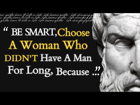 Ancient Philosophers' Life lessons Men Learn Too Late In Life|| Wise words