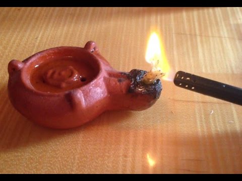 How to Light an Oil Lamp (ancient Roman style lucerna replica)