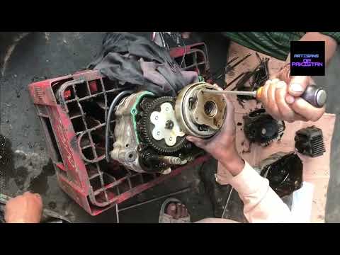 Motorbike engine repair! Amazing skills mechanical skills.