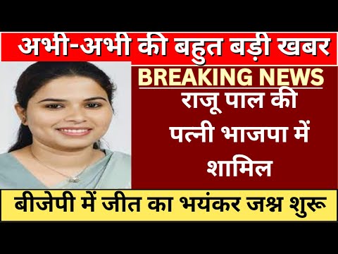 राजू पाल की पत्नी भाजपा में शामिल । अखिलेश यादव को सबसे बड़ा झटका । up news । akhilesh yadav । yogi