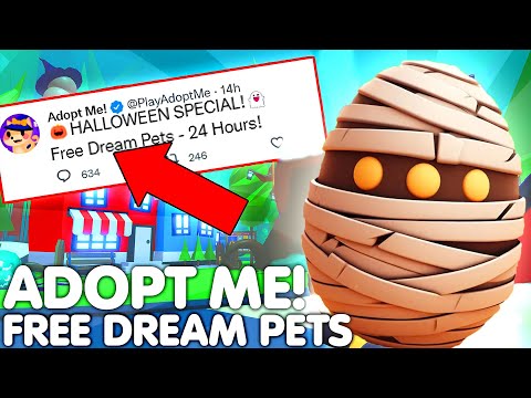 🎃ADOPT ME HALLOWEEN SPECIAL!👻YOU HAVE *24 HOURS* TO GET YOUR DREAM PETS FOR FREE!👀 ROBLOX