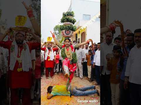 Bonam Rakesh sigam at Makkarajpet Bonalu 2024 #bonamrakeshanna #bonalu2024 #shorts