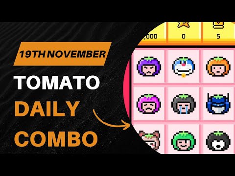 Tomato Daily Combo 19th November | Tomarket Daily Combo | Crypto Spot