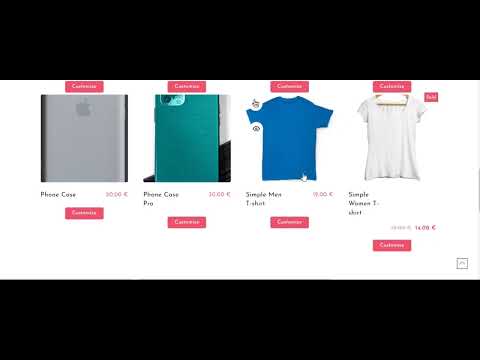 WooCommerce Responsive Product Designer By ProProducts