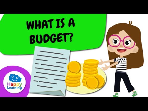 WHAT IS A BUDGET | Fun Facts for Kids | Happy Learning 💰🤑❓