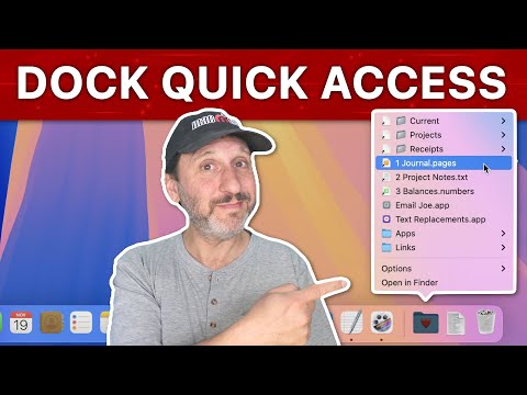 Create a Custom Quick Access Dock Folder