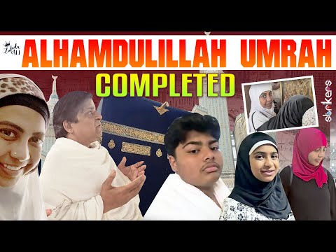 Alhamdulillah Umrah Completed || Zubeda Ali || Zubeda Ali Vlogs || Strikers