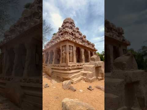 Panch Pandva Rathas Mahabalipuram #shorts #mahabalipuram #trending