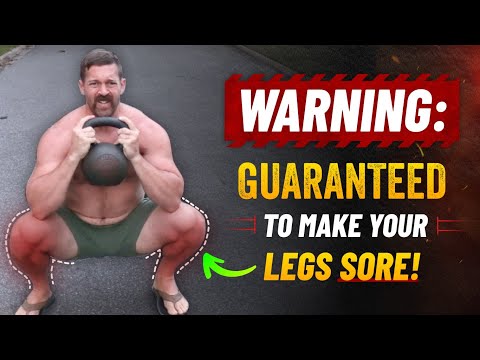 FRY Your Legs! 90 Rep Kettlebell Grind | Coach MANdler