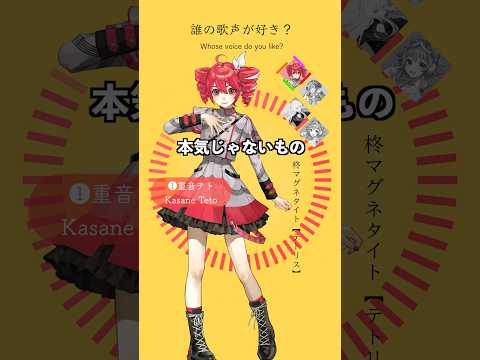 テトリス【誰が好き？】#歌ってみた #vocaloid #重音テト