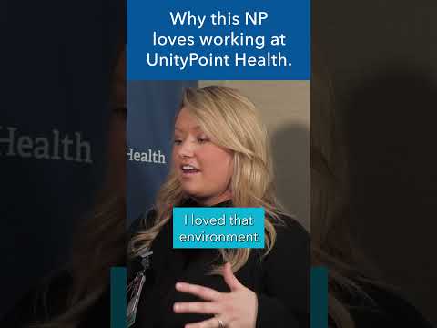 Why this Nurse Practitioner loves working at UnityPoint Health #shorts