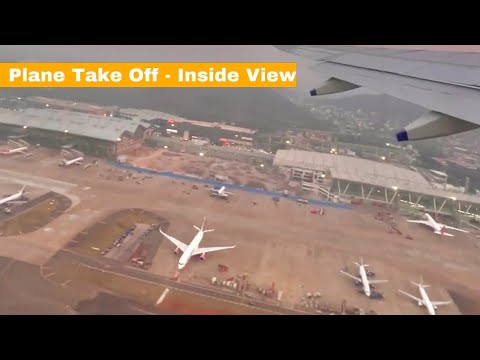 Plane Take Off - Inside View । Chennai Airport