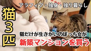 【アラフィフ独身女×猫３匹】独身女が新築マンションを購入した話し