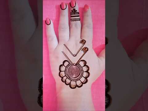 Beautiful mehndi design trick #mehndi #youtubeshorts #diwali #shortvideo #viralvideo