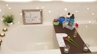 Easy DIY Quarantine Bathtub Decor Makeover #Quarantinemakeover #bathtubdecor #simpleandamazing