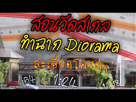 คิดสเกลฉากยังไง ?? | สอนคิดสเกล Diorama