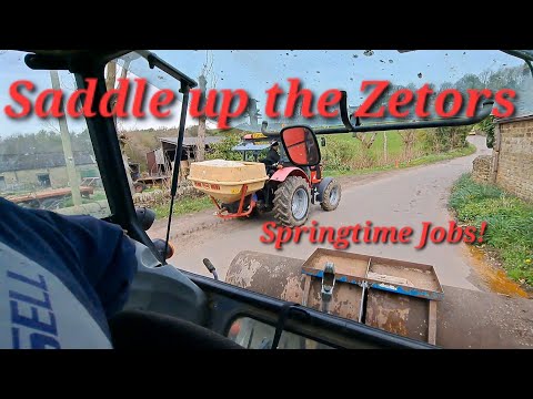 Zetor Tractors get the spring time jobs done!