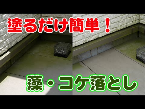 【外壁掃除・藻コケ対策】ローラーで塗布するだけの簡単施工！建物外壁 藻・コケクリーナー！！