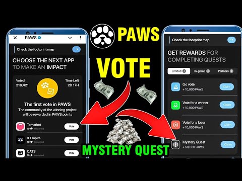 PAWSOG Vote Task|Benefits Pawsog task star||Pawsog Working