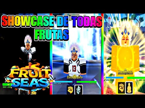 TODAS FRUTAS DO FRUIT SEAS DEMON PIECE O NOVO JOGO DE ONE PIECE DO ROBLOX SHOWCASE