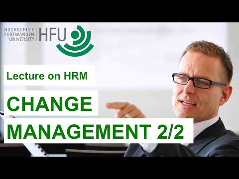 CHANGE MANAGEMENT 2/2 - HRM Lecture 11