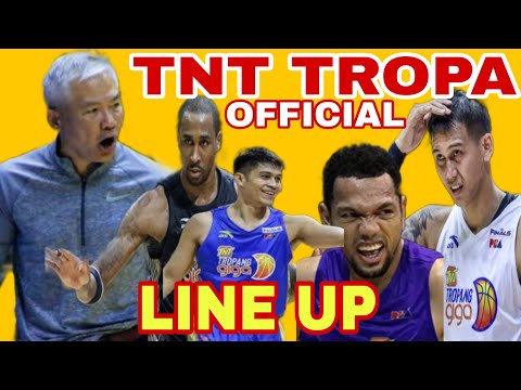 TNT TROPANG GIGA OFFICIAL ROSTER LINE UP OF PBA COMMISSIONERS CUP