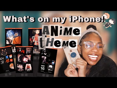 What's on my IPhone! IOS 14 + Anime Theme #12DaysofVlogmas